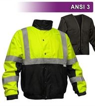 Picture of 414ST-LB  Safety Bomber Jacket, NO logo