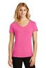 Picture of District Made® Ladies Perfect Tri® V-Neck Tee. DM1350L