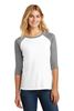 Picture of District Made® Ladies Perfect Tri® 3/4-Sleeve Raglan. DM136L