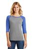 Picture of District Made® Ladies Perfect Tri® 3/4-Sleeve Raglan. DM136L