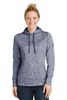 Picture of Sport-Tek® Ladies PosiCharge® Electric Heather Fleece Hooded Pullover. LST225