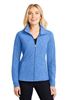 Picture of Port Authority® Ladies Heather Microfleece Full-Zip Jacket. L235.