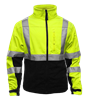 Picture of 451ST-LB SAFETY JACKET: HI-VIS SOFT SHELL: WATER RESISTANT: FORM FITTING