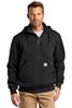 Picture of Carhartt ® Rain Defender ® Paxton Heavyweight Hooded Zip Mock Sweatshirt. CT100617