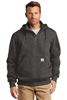 Picture of Carhartt ® Rain Defender ® Paxton Heavyweight Hooded Zip Mock Sweatshirt. CT100617