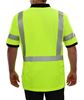 Picture of 334CTLN HI-VIS LIME-NAVY BIRDSEYE POCKETED SAFETY POLO SHIRT WITH COMFORT TRIM BY 3M™