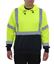 Picture of SAFETY HOODIE: HI-VIS 2-TONE PULLOVER: 7 OZ. LIME & NAVY