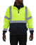 Picture of HI-VIS 2-TONE QUARTER ZIP FLEECE: 7 OZ. LIME & BLACK