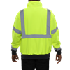 Picture of HI-VIS 2-TONE QUARTER ZIP FLEECE: 7 OZ. LIME & BLACK