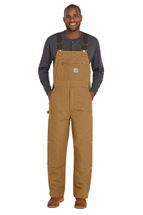 Picture of Carhartt® Firm Duck Insulated Bib Overalls. CT106672