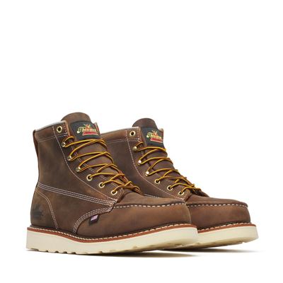 Picture of AMERICAN HERITAGE – 6″ Steel Toe TRAIL CRAZY HORSE MOC TOE BOOTS – MAXWEAR WEDGE™, CHOOSE SIZE
