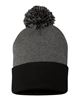 Picture of 12" Pom-Pom Cuffed Beanie. SP15