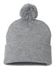 Picture of 12" Pom-Pom Cuffed Beanie. SP15