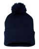 Picture of 12" Pom-Pom Cuffed Beanie. SP15