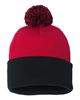 Picture of 12" Pom-Pom Cuffed Beanie. SP15