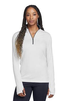 Picture of Ladies' NIKE Dri-FIT Stretch 1/2-Zip Cover-Up. 779796