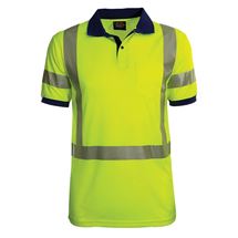 Picture of ANSI Type R Class 3 Short Sleeve Polo Shirt with Segmented Tape, CHOOSE SIZE